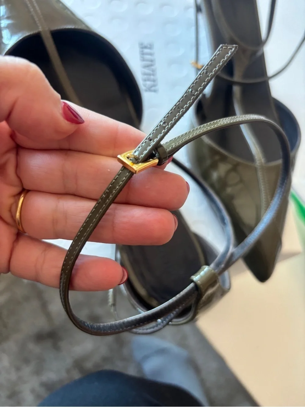 KHAITE olive patent